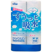 Туалетная бумага двухслойная ароматизированная, Kasuga Kyusui 25 м