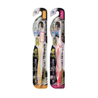 Зубная щетка с компактной головкой DENTALPRO BLACK SLIM