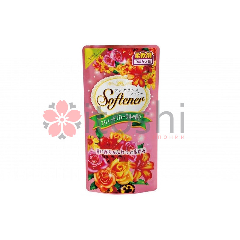 Кондиционер для белья с нежным ароматом роз Nihon Detergent Sweet Floral 